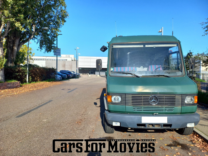 CarsForMovies | Mercedes Benz T2 711D Gefangenentransporter 1994 Deutschland Grün Braun Einsatzfahrzeug Spezialfahrzeug Sachsen 6194 Polizei Justiz 110 